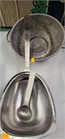 Metal kitchen strainers & miscellaneous
