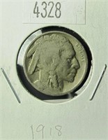 1918 Buffalo Nickel G4 Condition