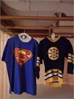 Vintage Bruins Jersey & Vintage Superman Shirt