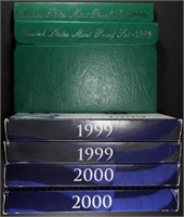 (2) 1998-2000 US PROOF SETS