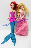 Mattel Rapunzel & Ariel Barbie’s