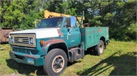 1980 Chevy C60 Service Truck, V8/4x2, Good Rubber