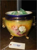 Ceramic Flower Pot - Vintage - Approx. 10" Tall