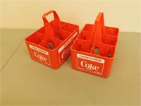 2 Coca-Cola bottle caddys