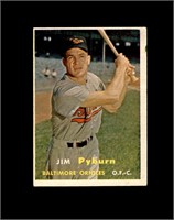 1957 Topps #276 Jim Pyburn VG to VG-EX+