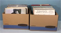 (2) Boxes of Vinyl Record Albums