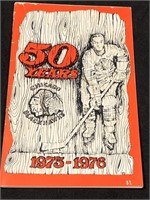 Chicago Black Hawks 1975-76 Yearbook