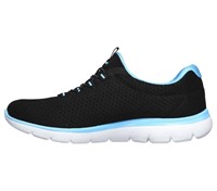 Skechers Sport Women's Summits Sneaker,Black/Turqu