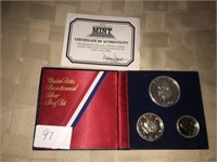 US Bicentennial Silver proof set