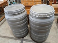 Plastic barrells