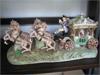 Capodimonte Cinderella horse&carriage