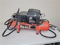 PRO AIR II 1.5 HP 3 GAL COMPRESSOR WITH SPRAY NOZZ