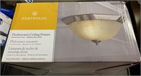 Portfolio flushmount ceiling fixture