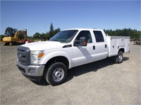 2012 Ford F250 4x4 8' S/A Utility Truck