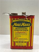 MOORMAN'S 1 GALLON INSECTICIDE METAL CAN W/PAPER