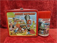 Vintage Disney Express metal Lunchbox & thermos.