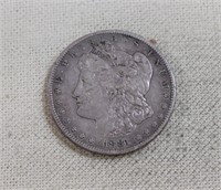 1881 Carson City Morgan silver dollar