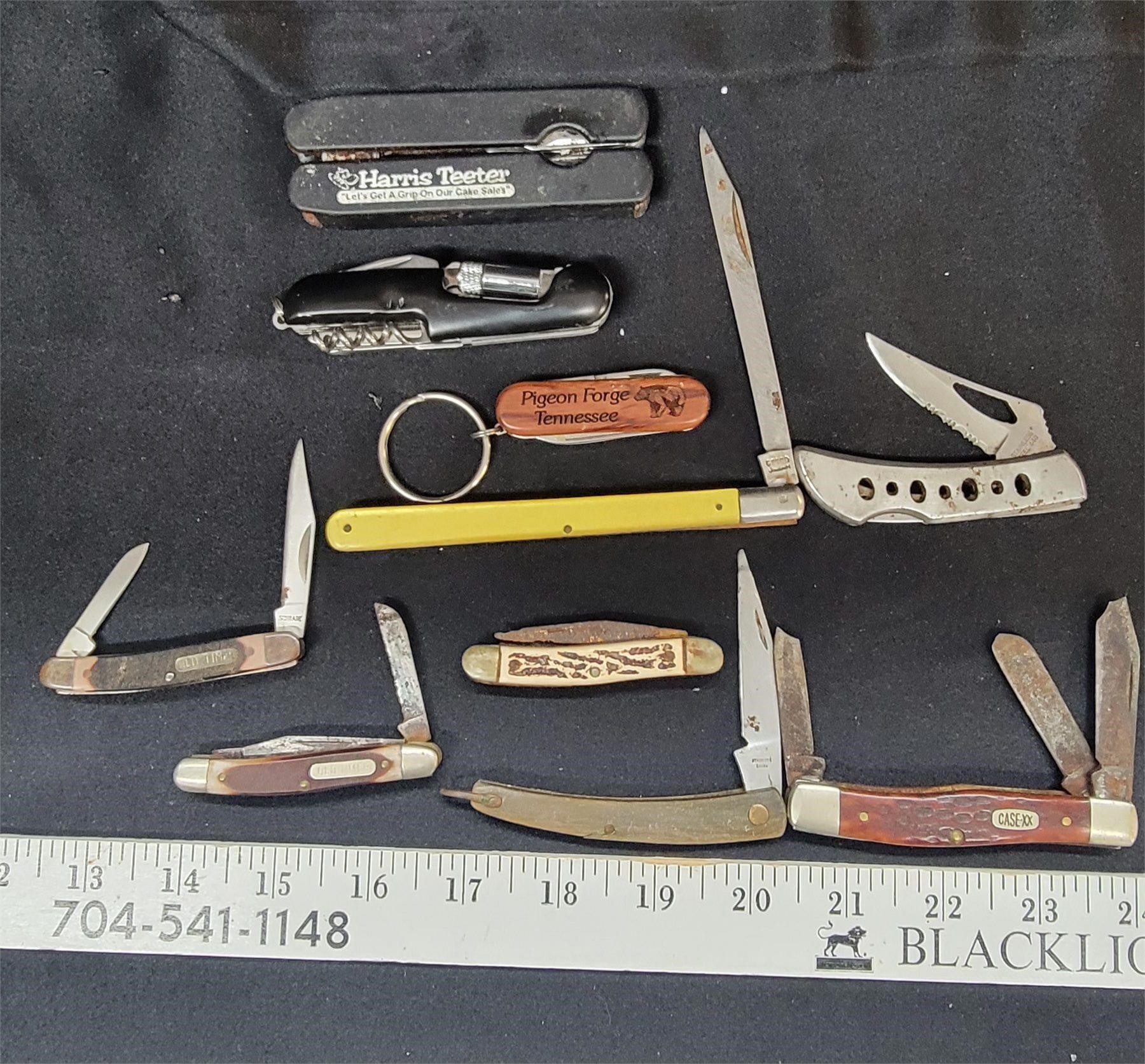 10 Pocket Knifes (Case XX)