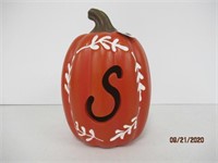 Light Up Halloween Pumpkin, "S"