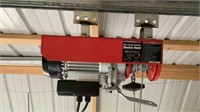 Electric hoist by Pittsburg 880lb winch