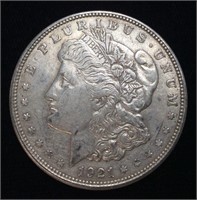 1921-D MORGAN SILVER DOLLAR