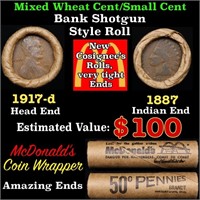 Small Cent Mixed Roll Orig Brandt McDonalds Wrappe