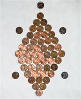 USA PENNIES COLLECTION U.S. 1 Cent Coins 1c