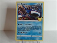 Pokemon Card Rare Kyogre Holo Stamped