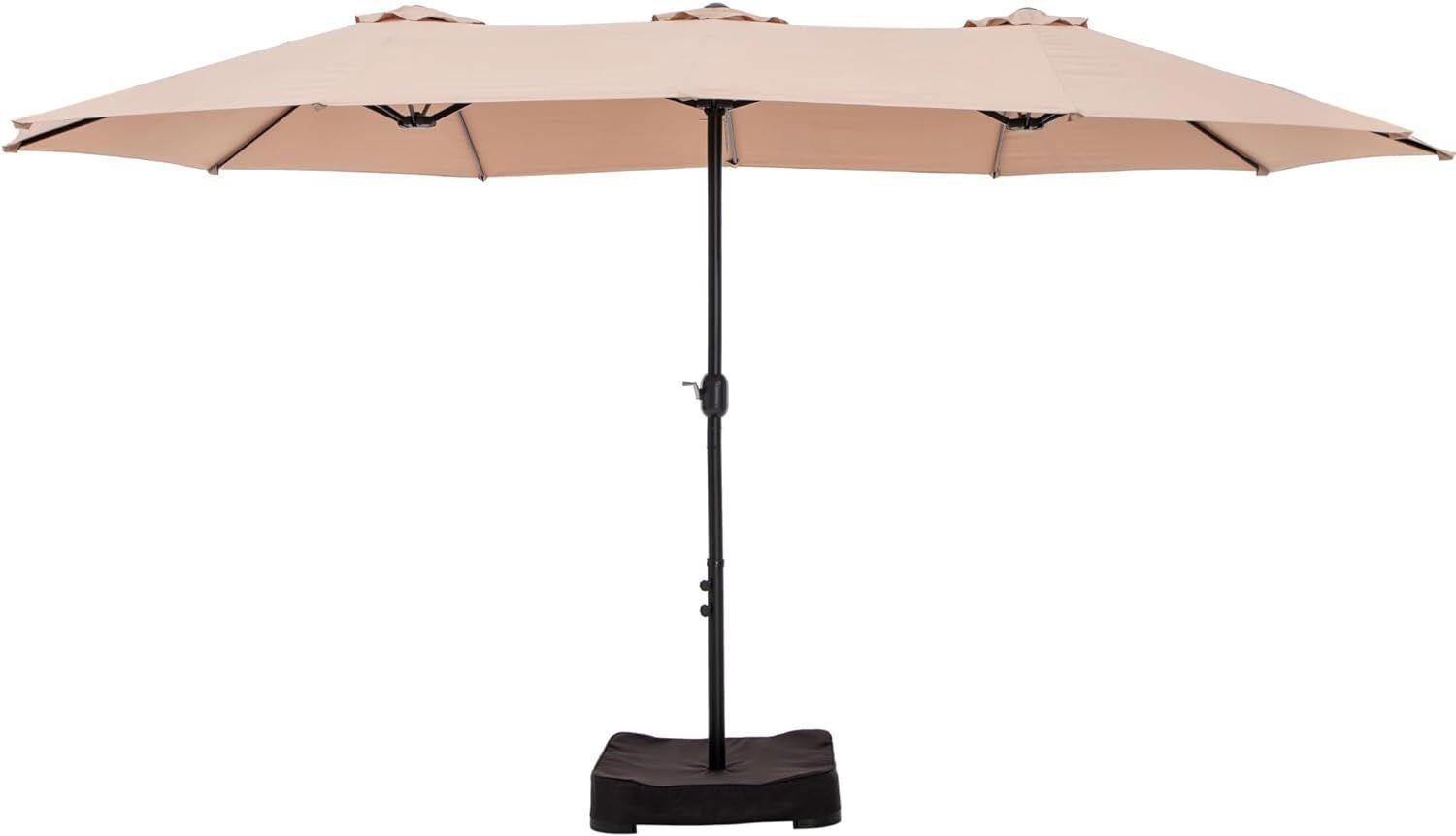 HERA'S PALACE 15 Ft Patio Umbrella with Base