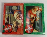 Two Decks Of Coca-cola Brand Playing Cards