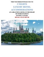 Ottawa Canada 4 Days / 3 Nights Vacation Package