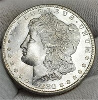 1880-S Morgan Silver Dollar MS66+