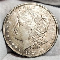 1921 Morgan Silver Dollar XF