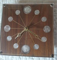 Last united states silver coinage clock