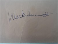 Mack Sennett original signature