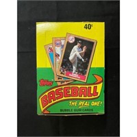 Full 1987 Topps Baseball Wax Box