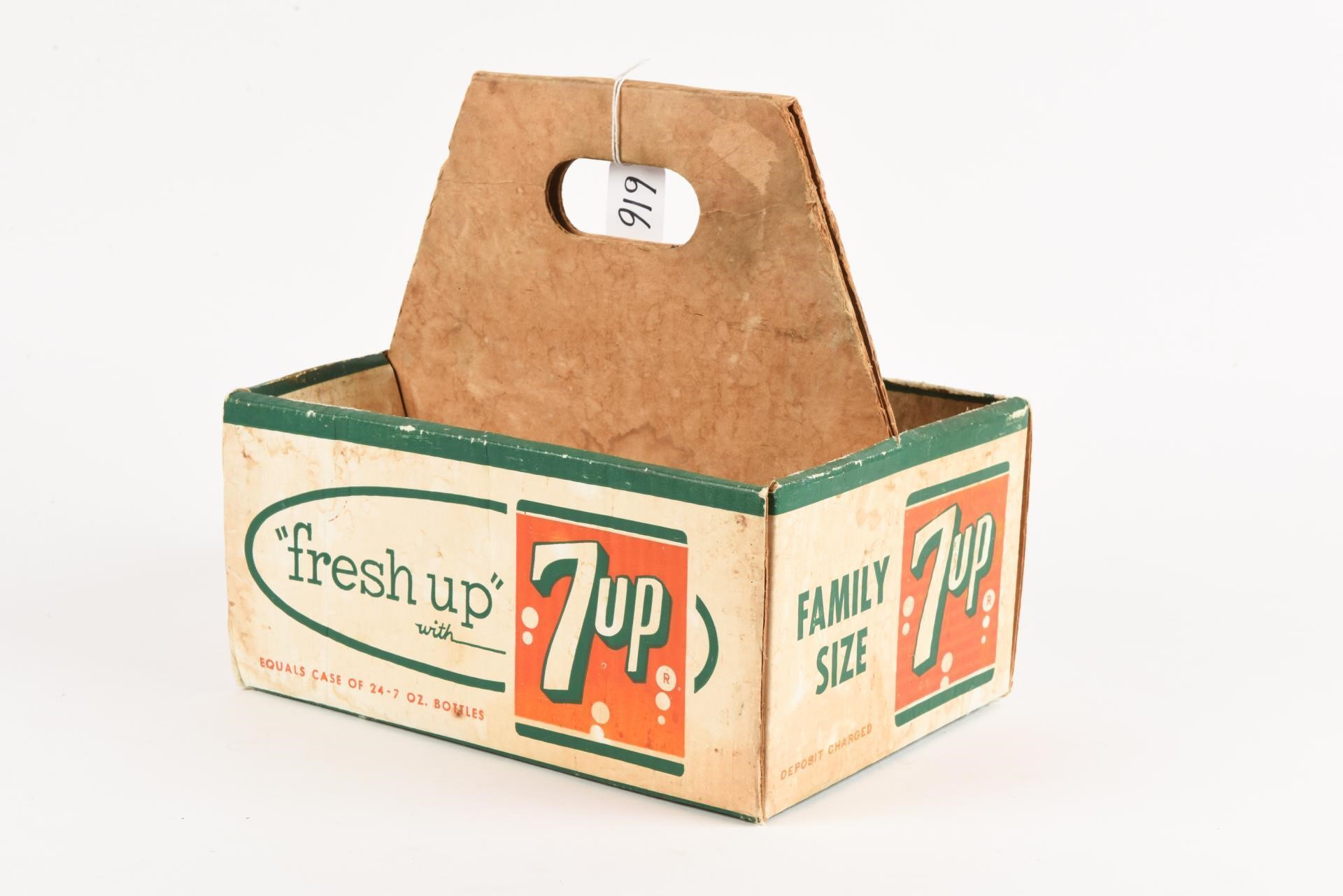 "FRESH UP" WITH 7UP FAMILY SIZE CARTON CARRIER