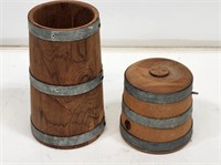 Miniature Churn and Bucket with Lid