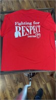 Fighting for RESPECT CWA District 7 3XL