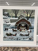 1987 Greenwich Workshop Christmas Print 
Length