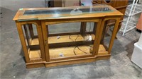 Entry cabinet, w/glass shelf 48 x 14 x 28.5