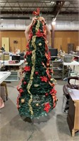 Folding Christmas tree with stand