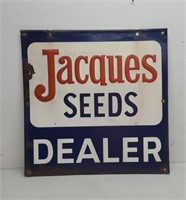 SST Embossed,  Jacques Seed Dealer Sign