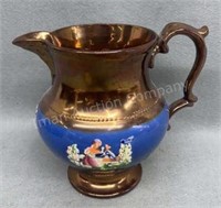7in Copper Luster Pitcher