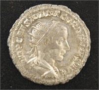 Roman Ancient Coin Gordian III 238-244 AD silver