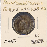 Roman Ancient Coin Philip I, 244-249 AD silver