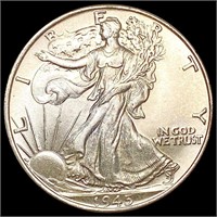 1945 Walking Liberty Half Dollar UNCIRCULATED