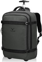 42L Rolling Backpack with Wheels  Grey-2023