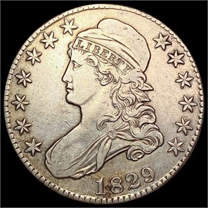 1829/27 Capped Bust Half Dollar CLOSELY