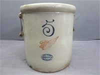 *Red Wing 5gal Crock w/ Wooden Handle 1915 Patent
